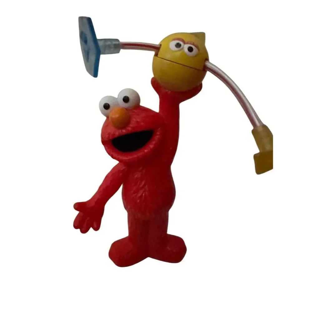 Vintage Sesame Street Elmo SeaWorld Light Spinner Toy Collectible